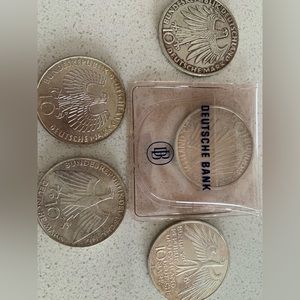 Silver coins collector“Albrecht Dürer“,all 5 one price